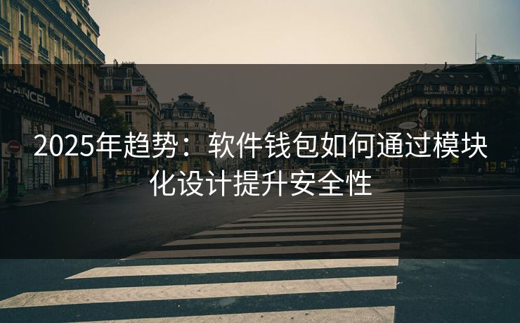 2025年趋势：软件钱包如何通过模块化设计提升安全性